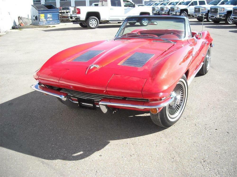 1963 CHEVROLET CORVETTE CONVERTIBLE - Front 3/4 - 181476
