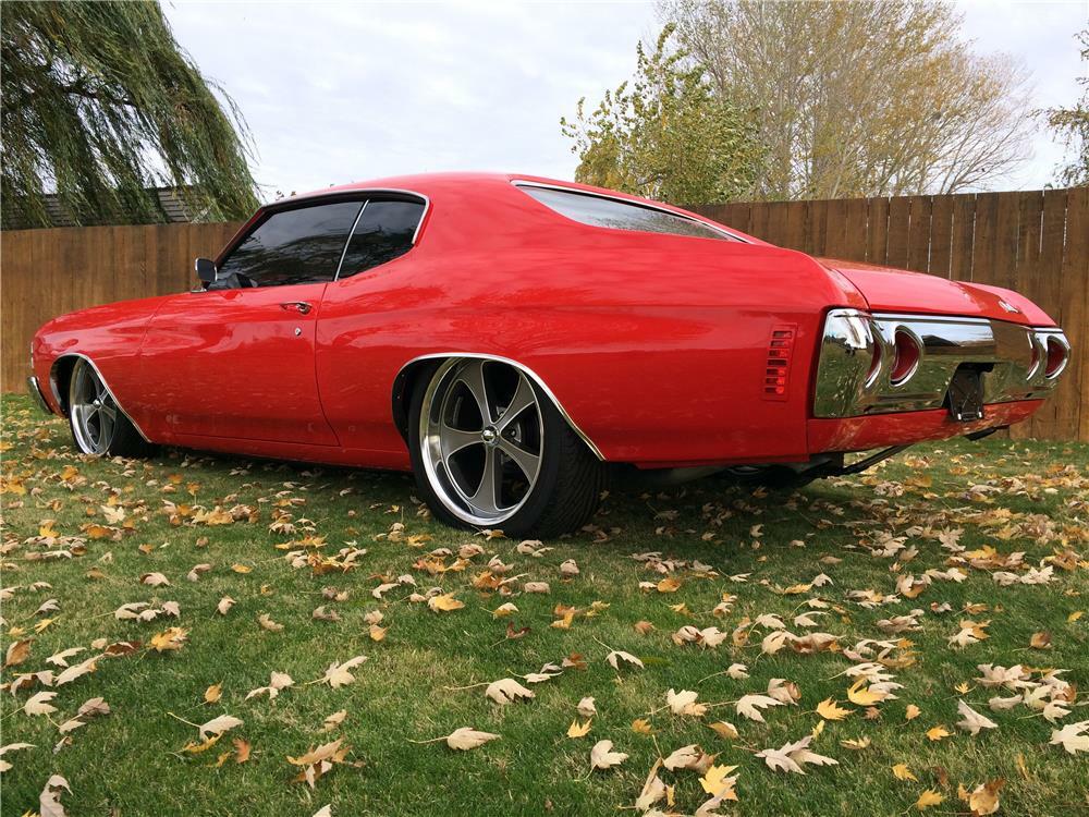 1971 CHEVROLET CHEVELLE CUSTOM - Rear 3/4 - 181598