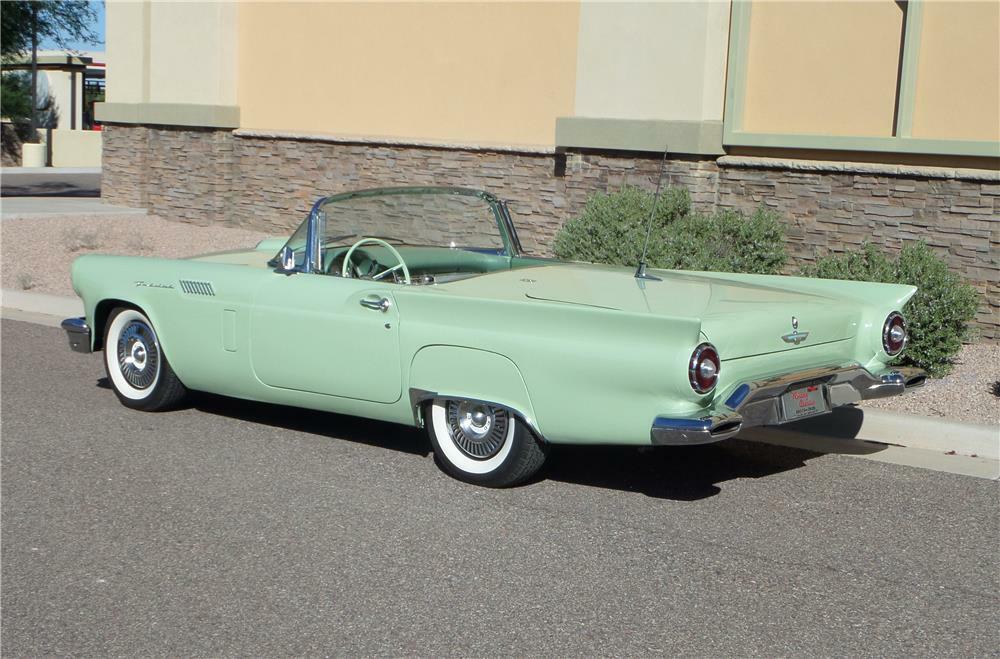 1957 FORD THUNDERBIRD CONVERTIBLE - Rear 3/4 - 181628