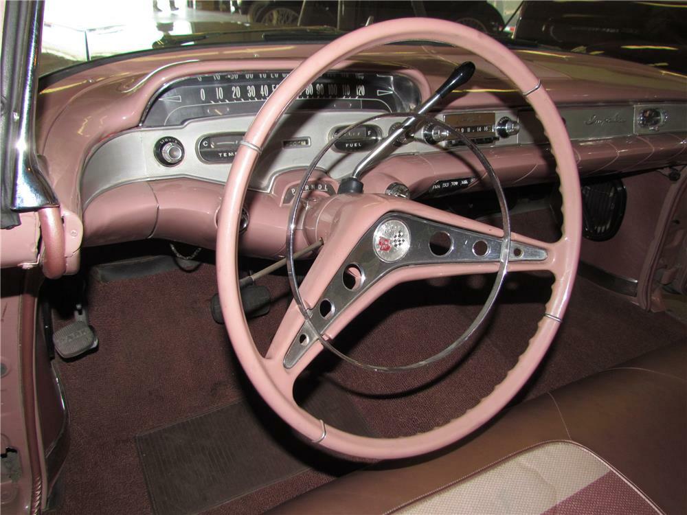 1958 CHEVROLET IMPALA 2 DOOR COUPE - Interior - 181694
