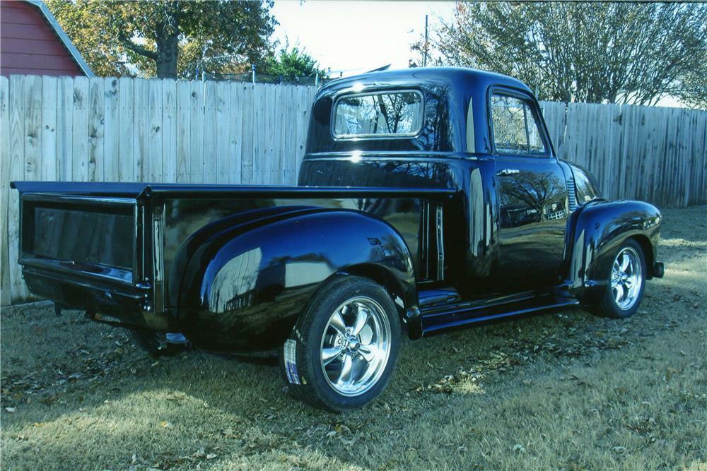 1953 CHEVROLET CUSTOM PICKUP - Rear 3/4 - 181720