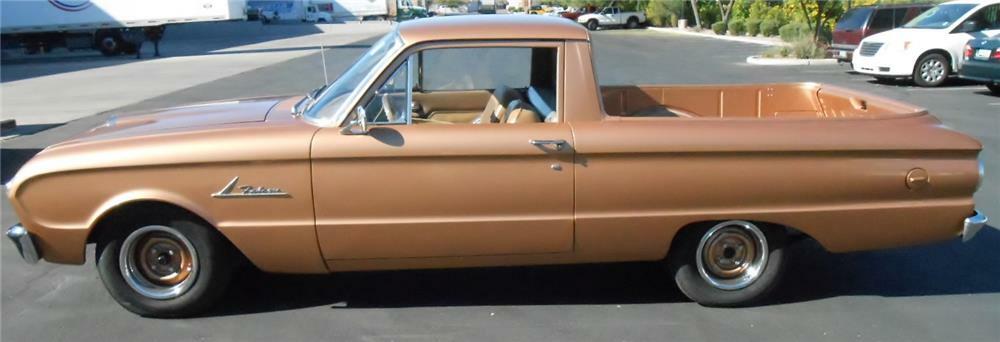 1963 FORD RANCHERO CUSTOM PICKUP - Side Profile - 181750