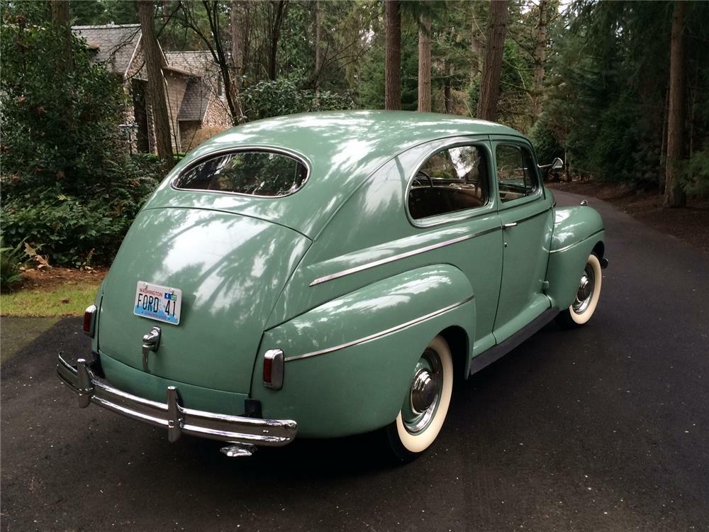 1941 Ford Super Deluxe 2 Door Sedan I'm told the car was redone back in the 1980's.