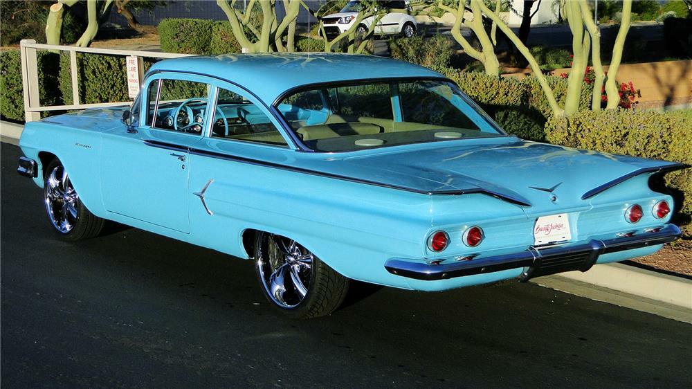 1960 CHEVROLET BISCAYNE CUSTOM COUPE - Rear 3/4 - 181870