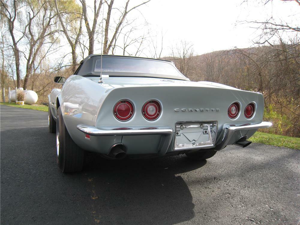 1969 CHEVROLET CORVETTE CONVERTIBLE - Rear 3/4 - 182125