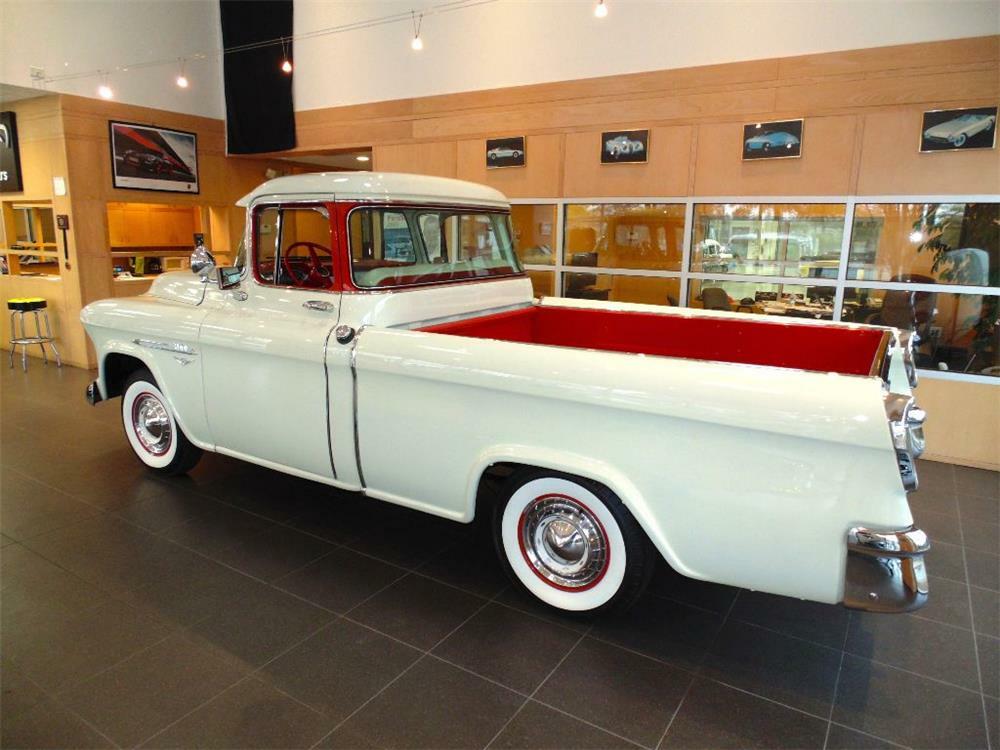 1955 CHEVROLET CAMEO PICKUP - Rear 3/4 - 182600