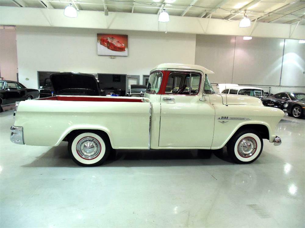 1955 CHEVROLET CAMEO PICKUP - Side Profile - 182600