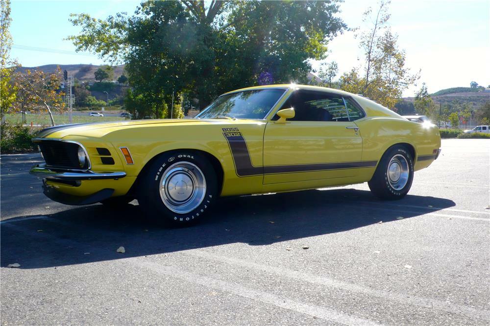 1970 FORD MUSTANG BOSS 302 FASTBACK - Side Profile - 182657