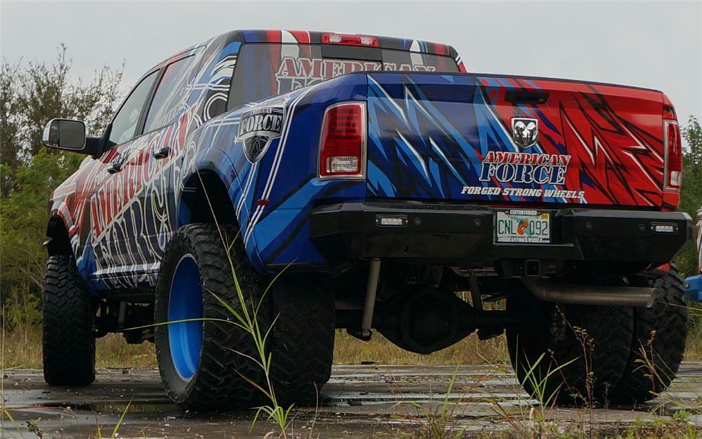 2014 DODGE RAM LONGHORN EDITION CUSTOM PICKUP - Rear 3/4 - 183839