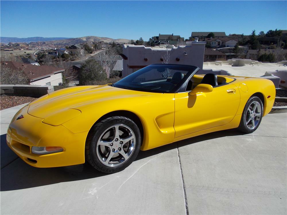 2001 yellow corvette convertible clearance