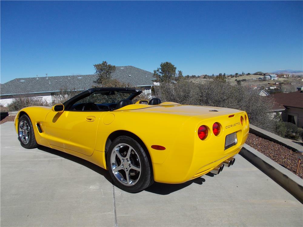 2001 Chevrolet Corvette Convertible 2001 Chevrolet Corvette Convertible Rear 3 4 183853