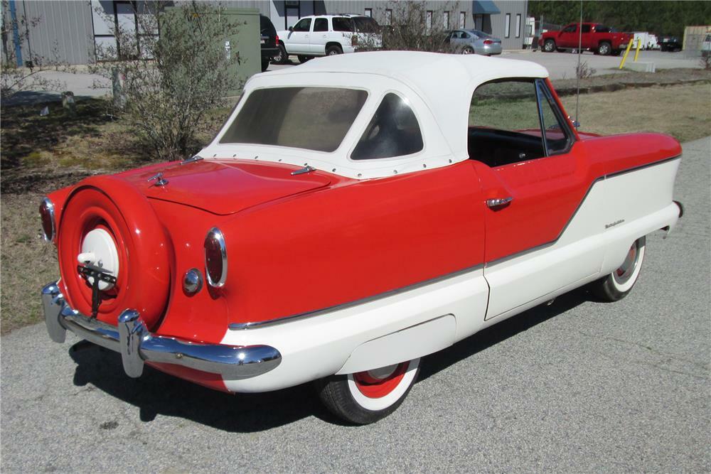 1960 NASH METROPOLITAN CONVERTIBLE - Rear 3/4 - 184222