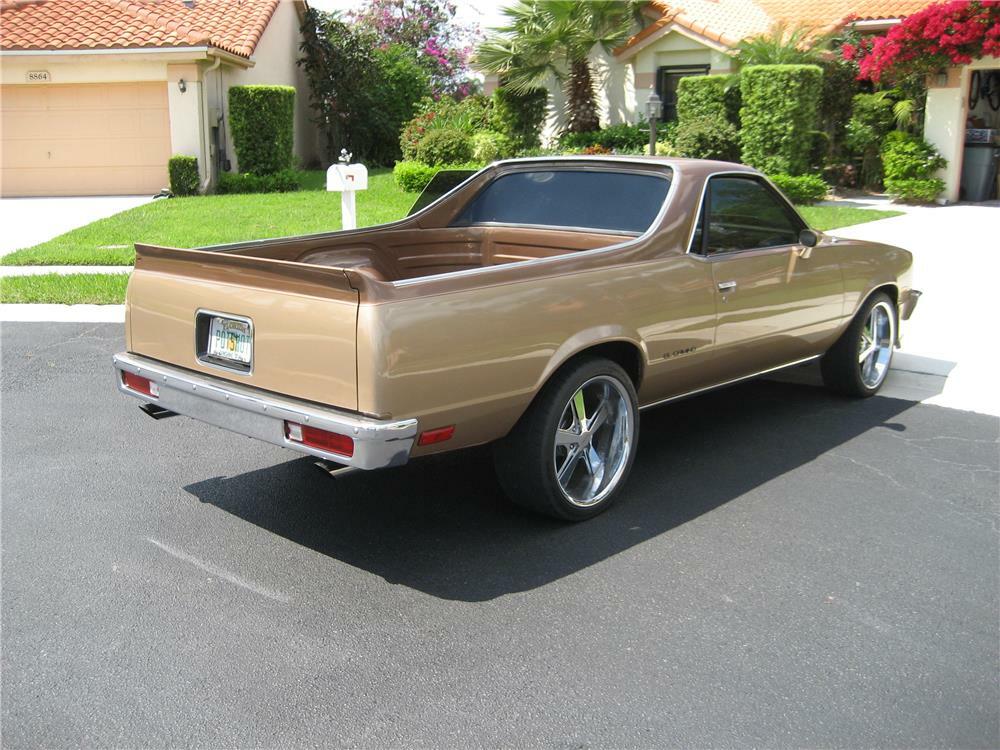 1985 CHEVROLET EL CAMINO CUSTOM PICKUP - Rear 3/4 - 184230