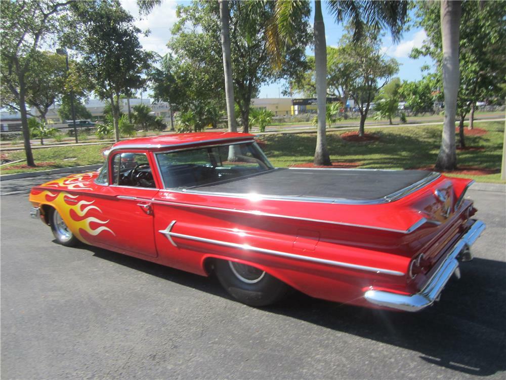 1960 CHEVROLET EL CAMINO CUSTOM PICKUP - Rear 3/4 - 184465