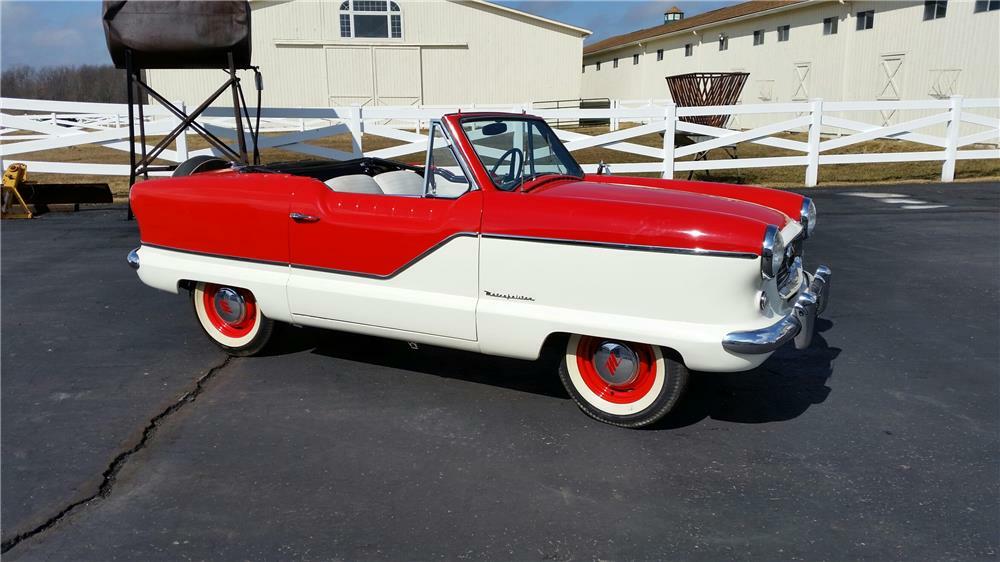 1962 NASH METROPOLITAN CONVERTIBLE - Rear 3/4 - 184535