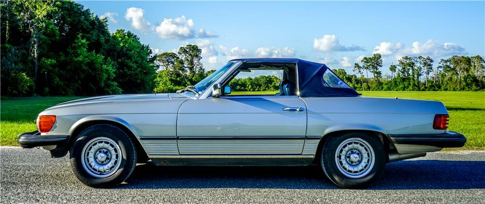 1985 MERCEDES-BENZ 380SL CONVERTIBLE - Side Profile - 184628