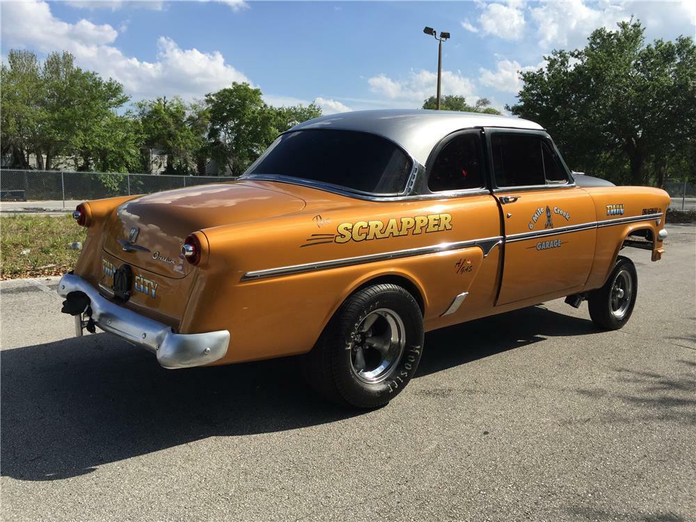 1954 FORD CRESTLINE DRAG CAR "CUSTOM GASSER" - Rear 3/4 - 184894