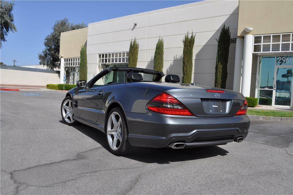 2009 MERCEDES-BENZ SL550 CONVERTIBLE - Rear 3/4 - 184966