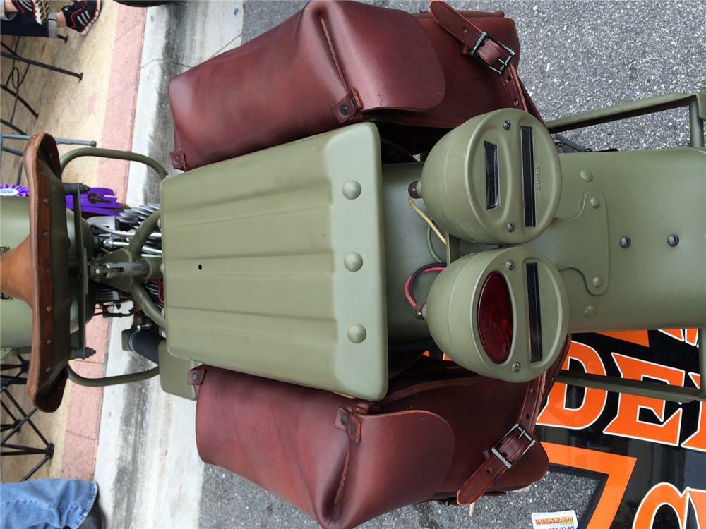 1942 HARLEY-DAVIDSON WLA MILITARY MOTORCYCLE - Side Profile - 185030