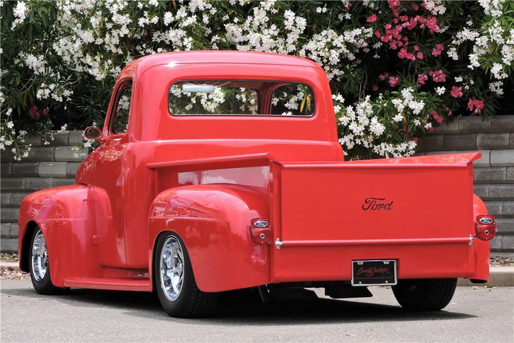 1951 FORD F-1 CUSTOM PICKUP - Rear 3/4 - 185593