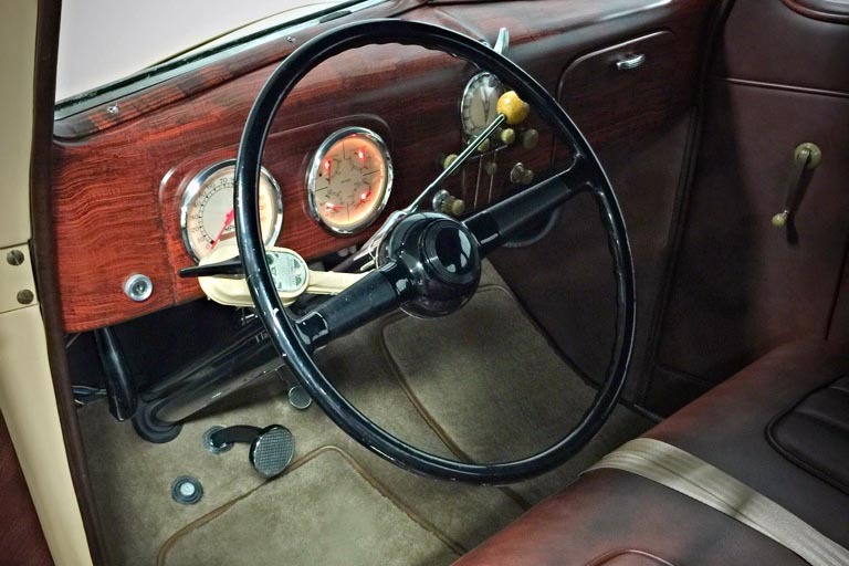 1937 Ford Custom Interior