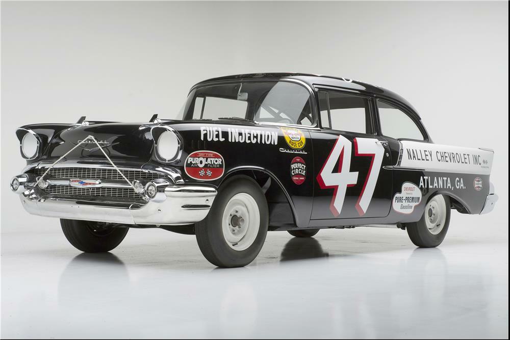 1957 CHEVROLET 150 RACE CAR "BLACK WIDOW" - Front 3/4 - 185733