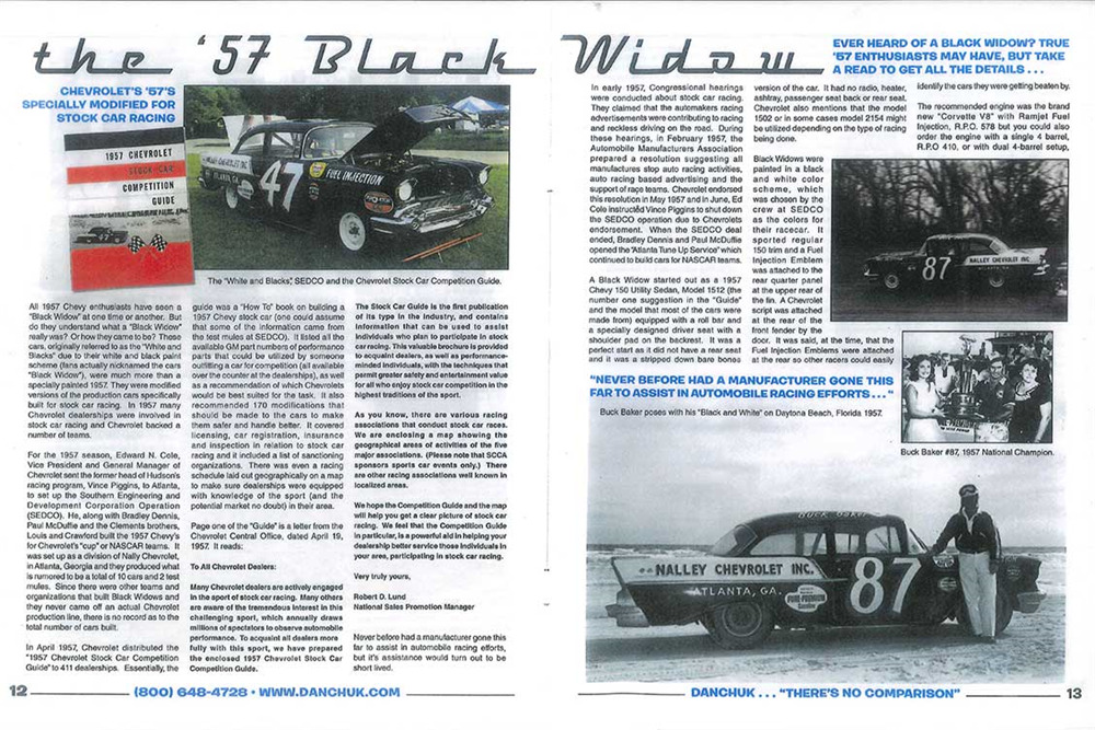 1957 CHEVROLET 150 RACE CAR "BLACK WIDOW" - Misc 4 - 185733