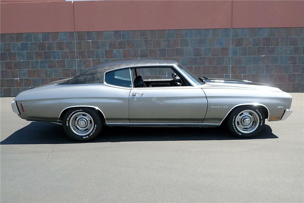 1970 CHEVROLET CHEVELLE MALIBU  - Side Profile - 185745