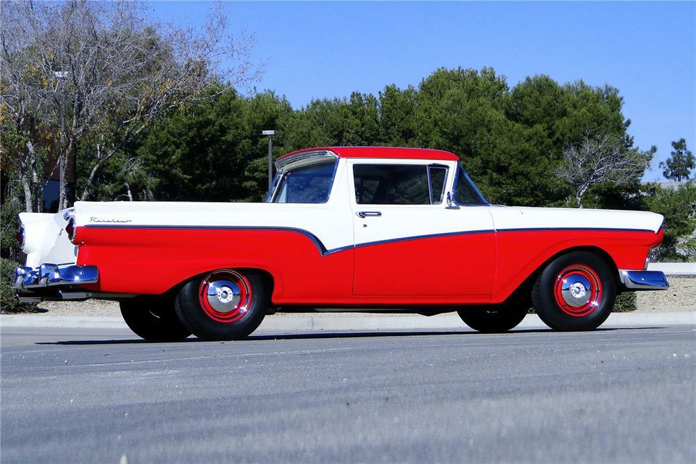 1957 FORD RANCHERO PICKUP - Rear 3/4 - 185753