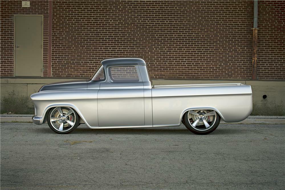 1957 CHEVROLET CUSTOM TRUCK "QUIKSILVER" - Side Profile - 185887