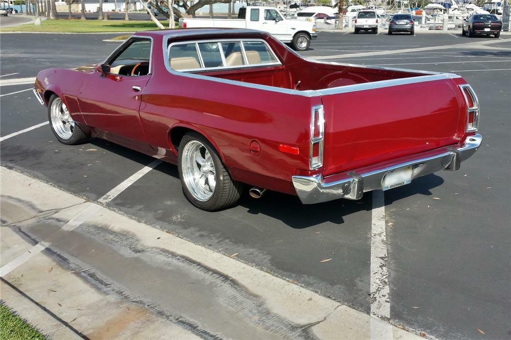 1972 FORD RANCHERO GT CUSTOM PICKUP - Rear 3/4 - 185925