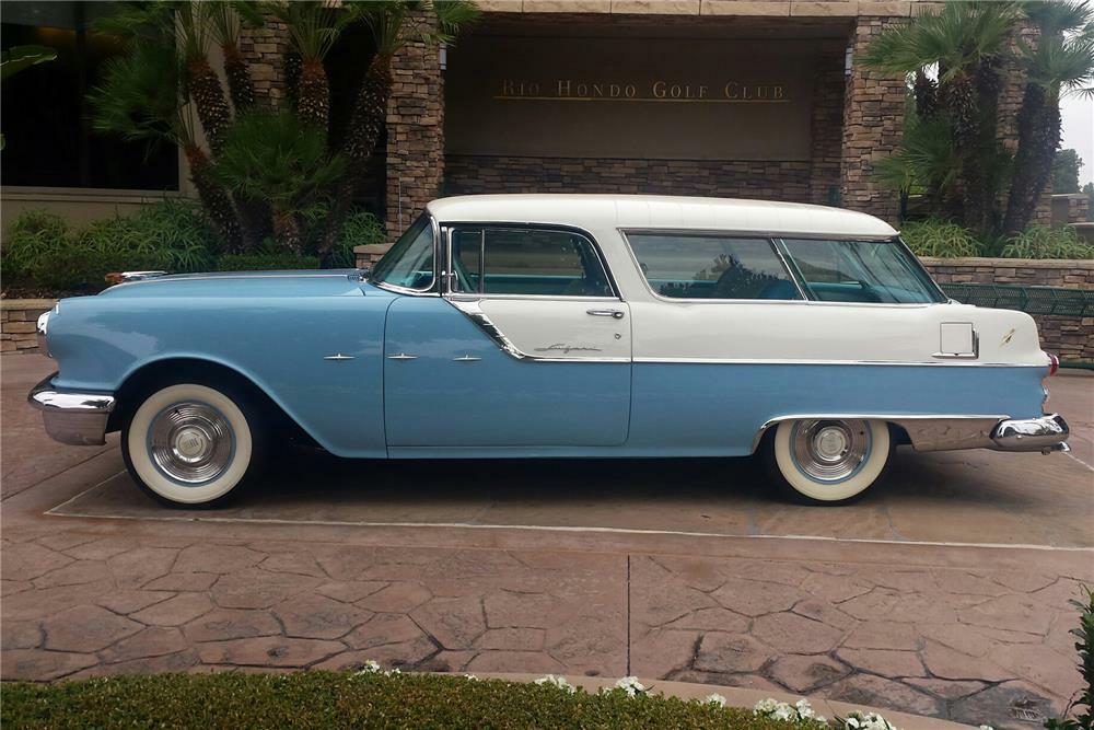 1955 PONTIAC SAFARI WAGON - Side Profile - 186896