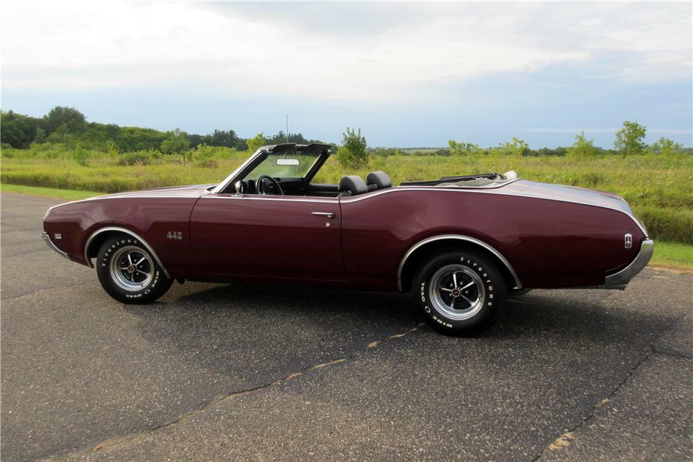 1969 OLDSMOBILE 442 CONVERTIBLE - Rear 3/4 - 186957