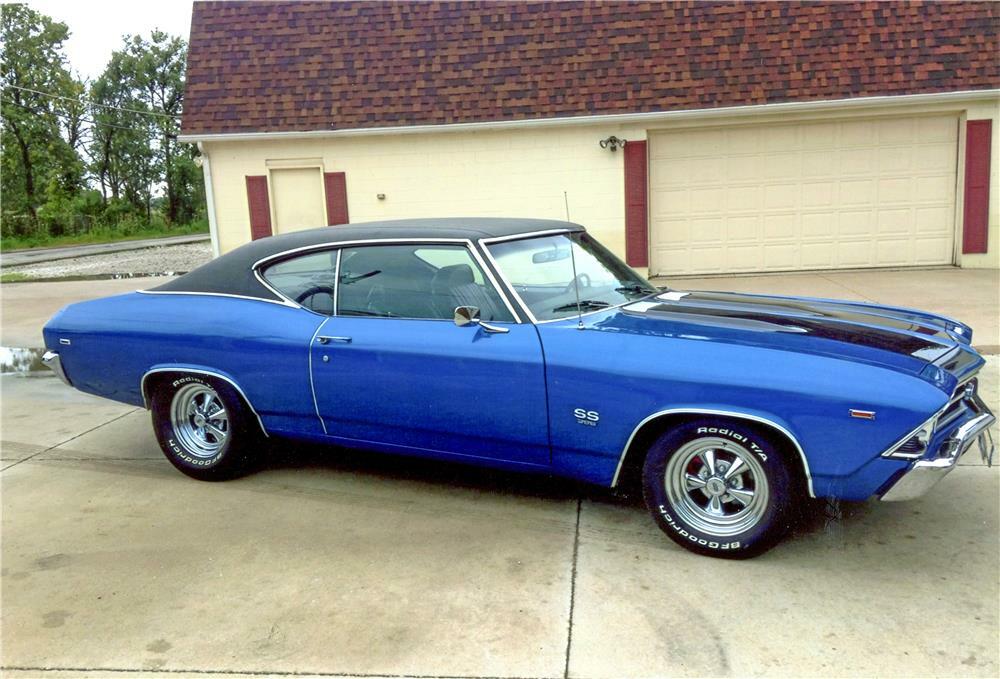 1969 CHEVROLET CHEVELLE SS - Side Profile - 187008