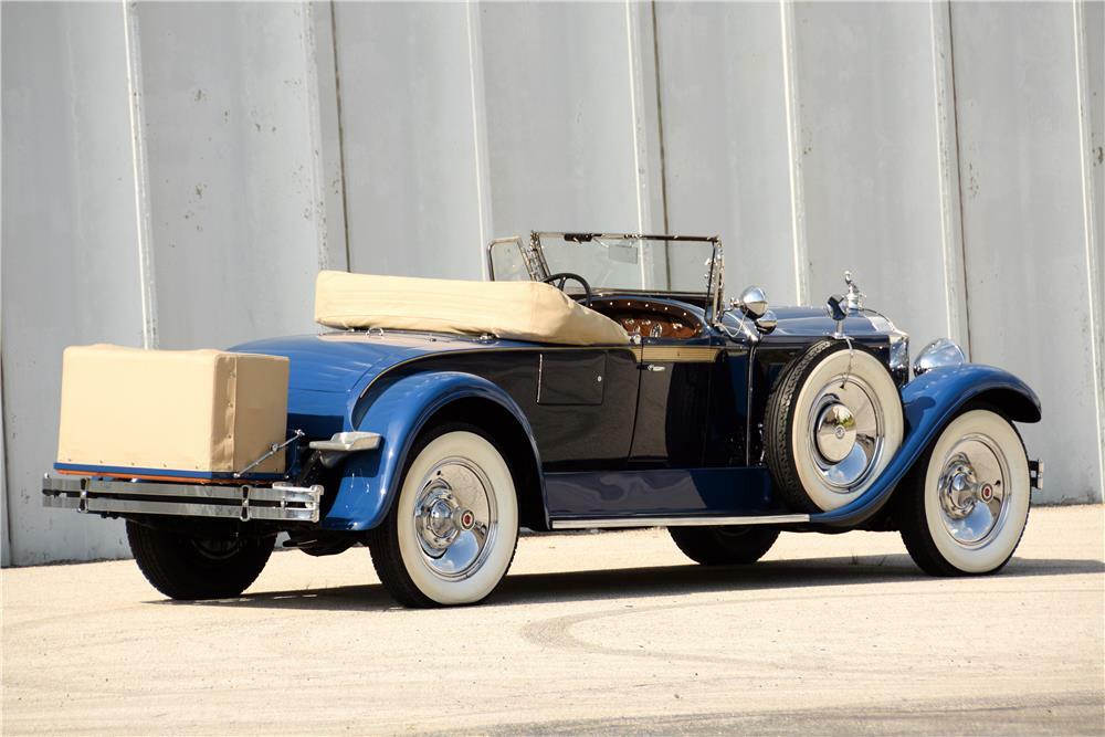 1929 PACKARD 640 "STRAIGHT 8" ROADSTER - Rear 3/4 - 187065