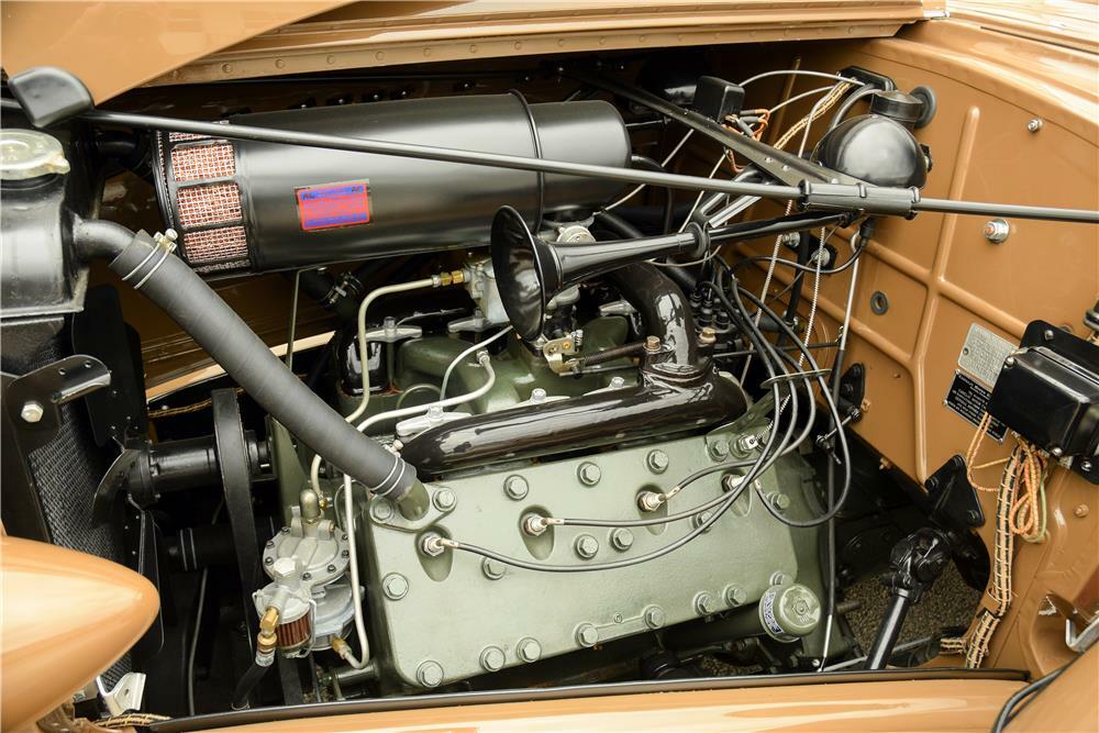 1936 CADILLAC SERIES 75 V8 CONVERTIBLE SEDAN - Engine - 187071