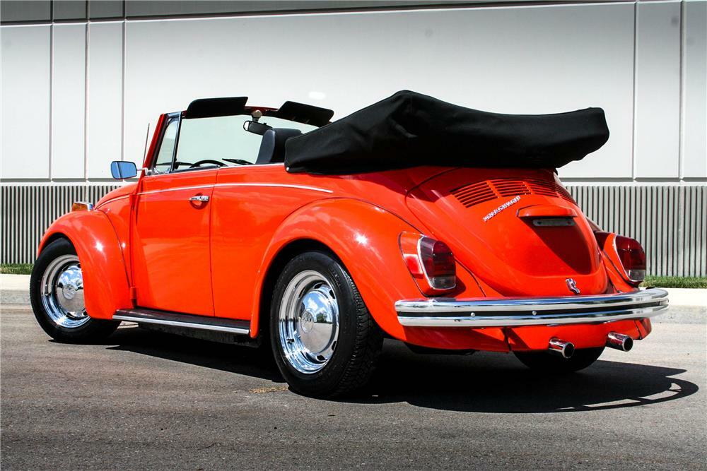 1971 Volkswagen Beetle Convertible 1971 Volkswagen Beetle Convertible Rear 3 4 187096