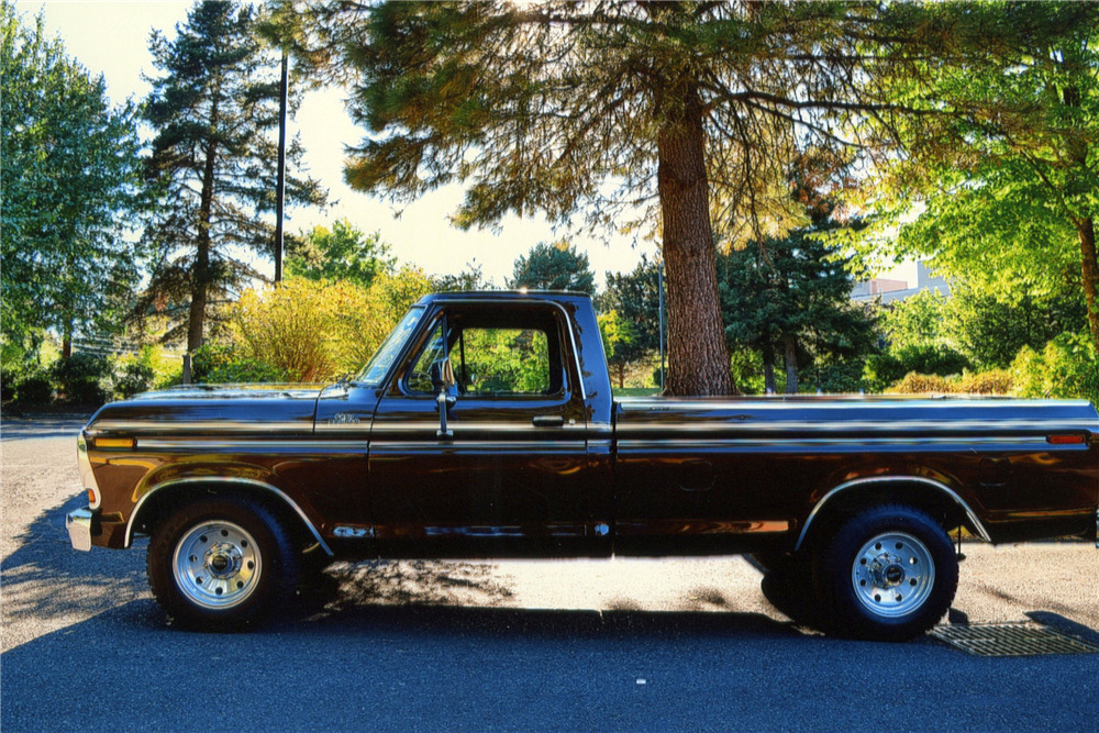 1978 FORD F-250 RANGER PICKUP - Side Profile - 187163
