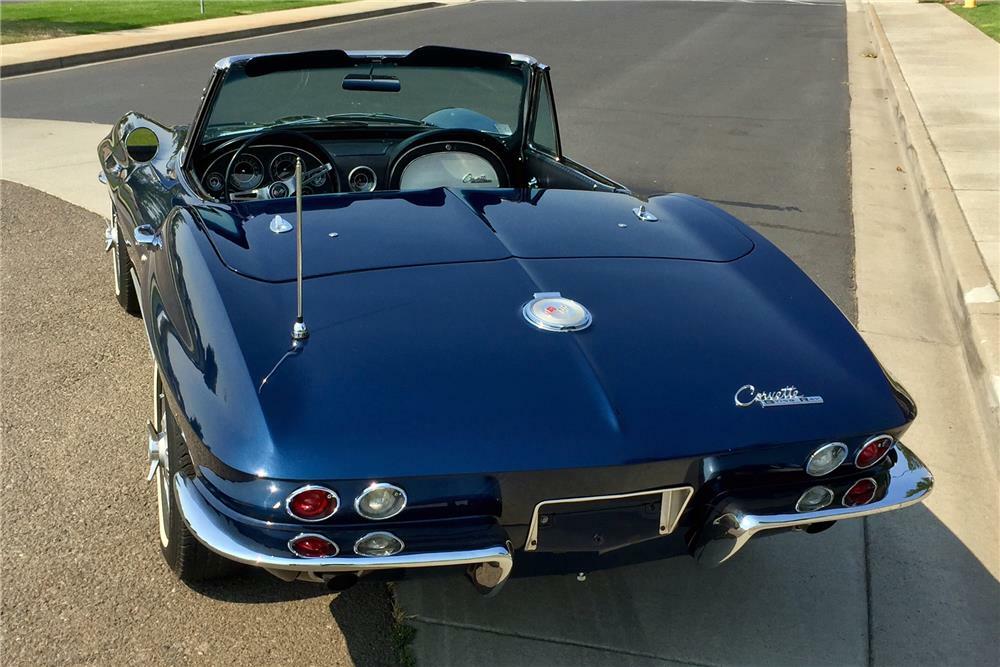 1964 CHEVROLET CORVETTE 327 CONVERTIBLE - Rear 3/4 - 187167
