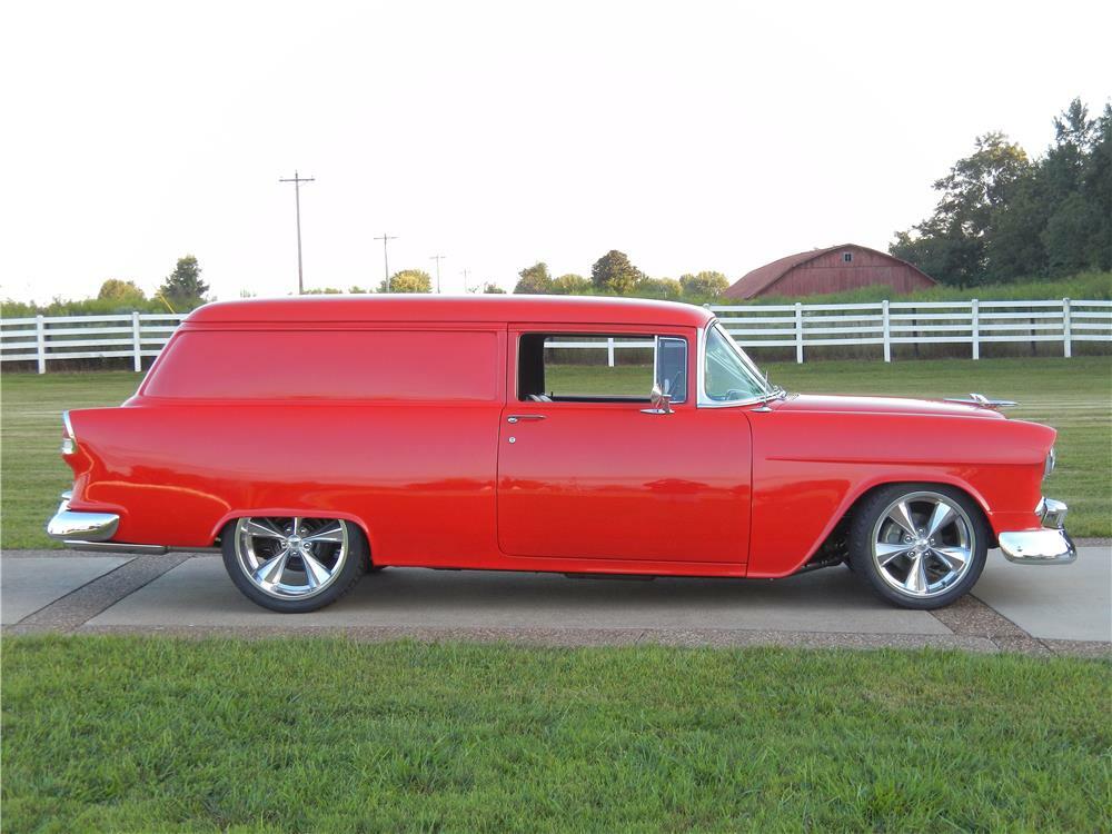 1955 CHEVROLET SEDAN DELIVERY CUSTOM WAGON - Side Profile - 187253