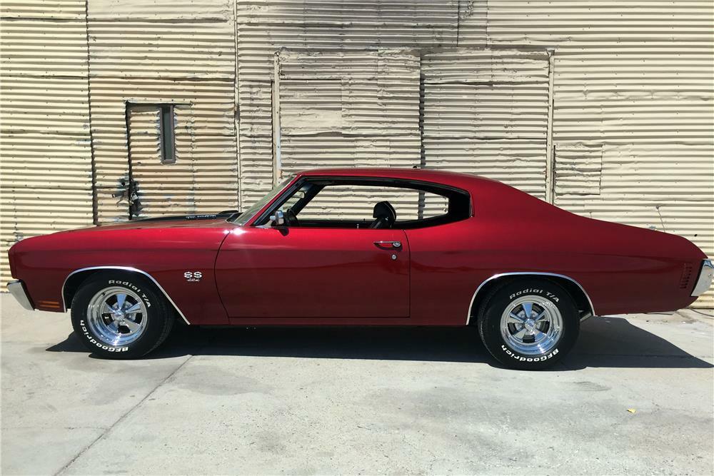 1970 CHEVROLET CHEVELLE SS CUSTOM COUPE - Side Profile - 187313.