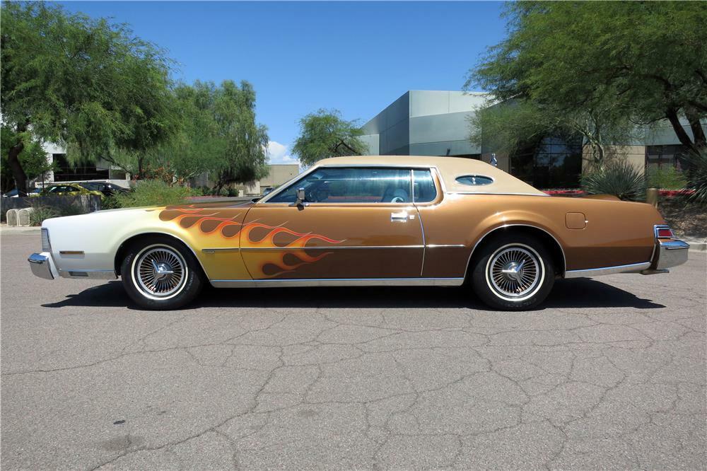 1974 LINCOLN CONTINENTAL MARK IV CUSTOM HARDTOP - Side Profile - 187401