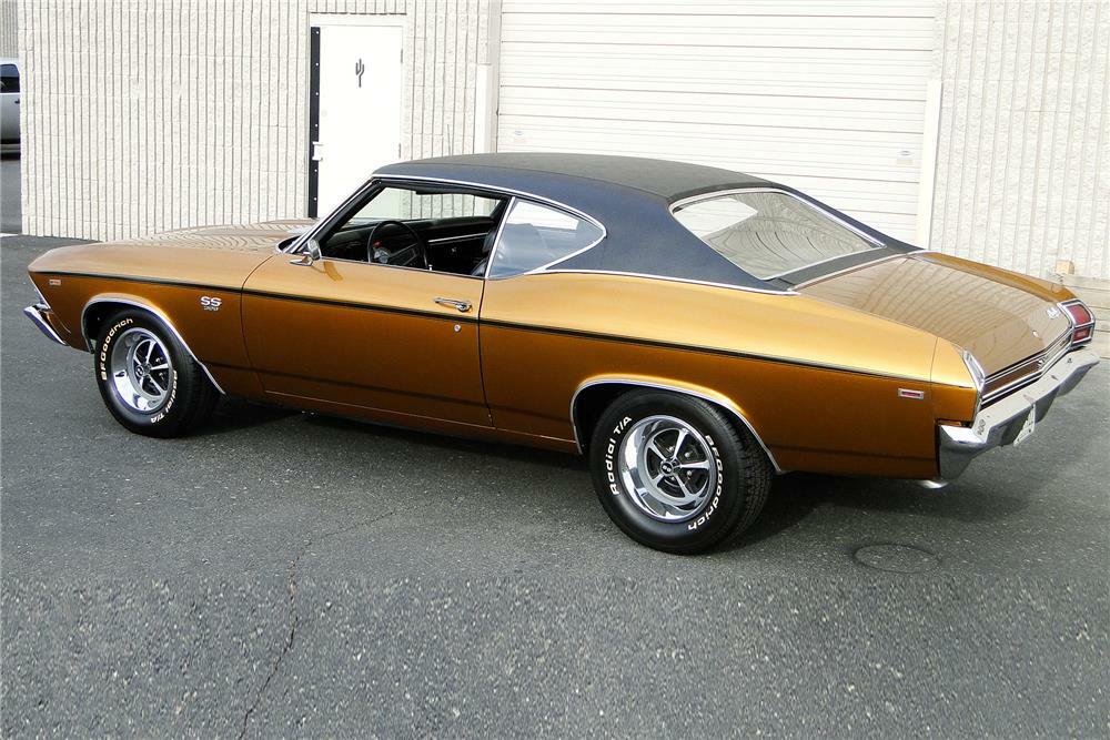 69 Chevelle Rear View 1969 CHEVROLET CHEVELLE - Rear 3/4 - 187484