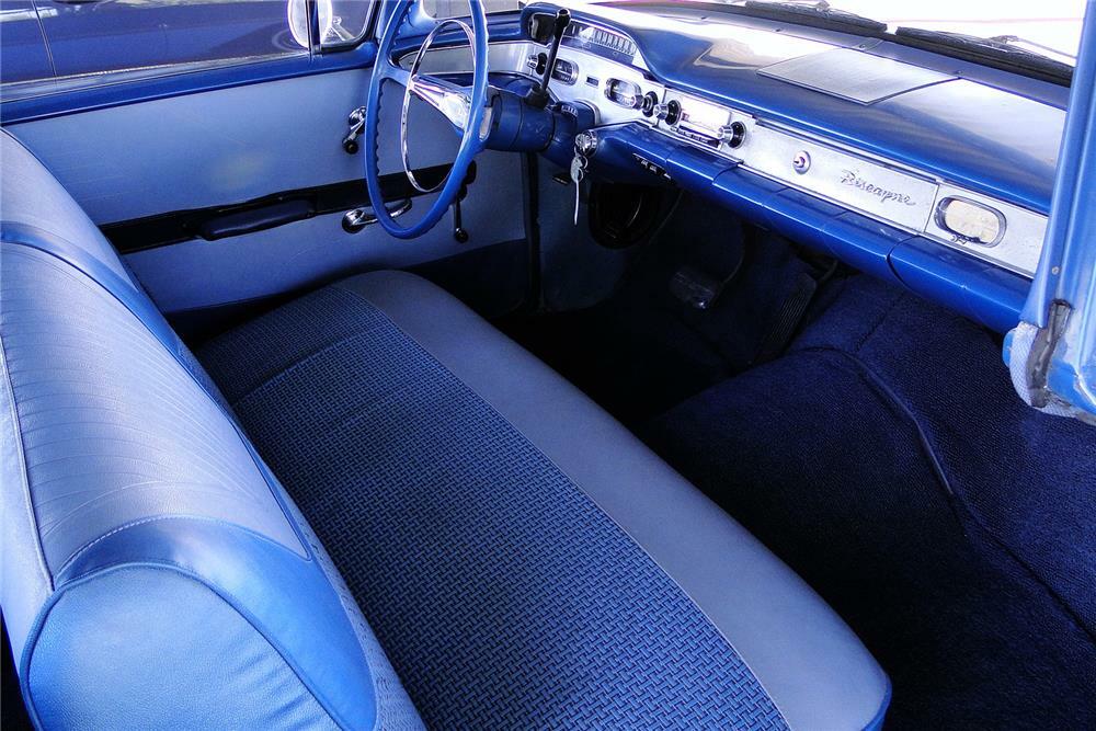 1958 CHEVROLET BISCAYNE 2-DOOR POST SEDAN - Interior - 187489