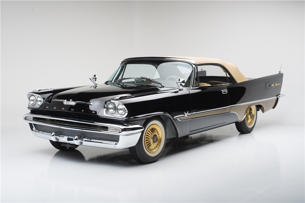 1957 DESOTO ADVENTURER CONVERTIBLE - Front 3/4 - 187813