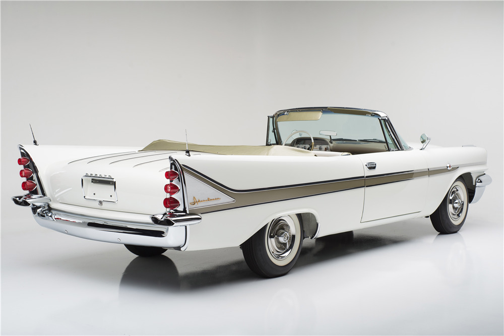 1958 DESOTO ADVENTURER CONVERTIBLE - Rear 3/4 - 187818