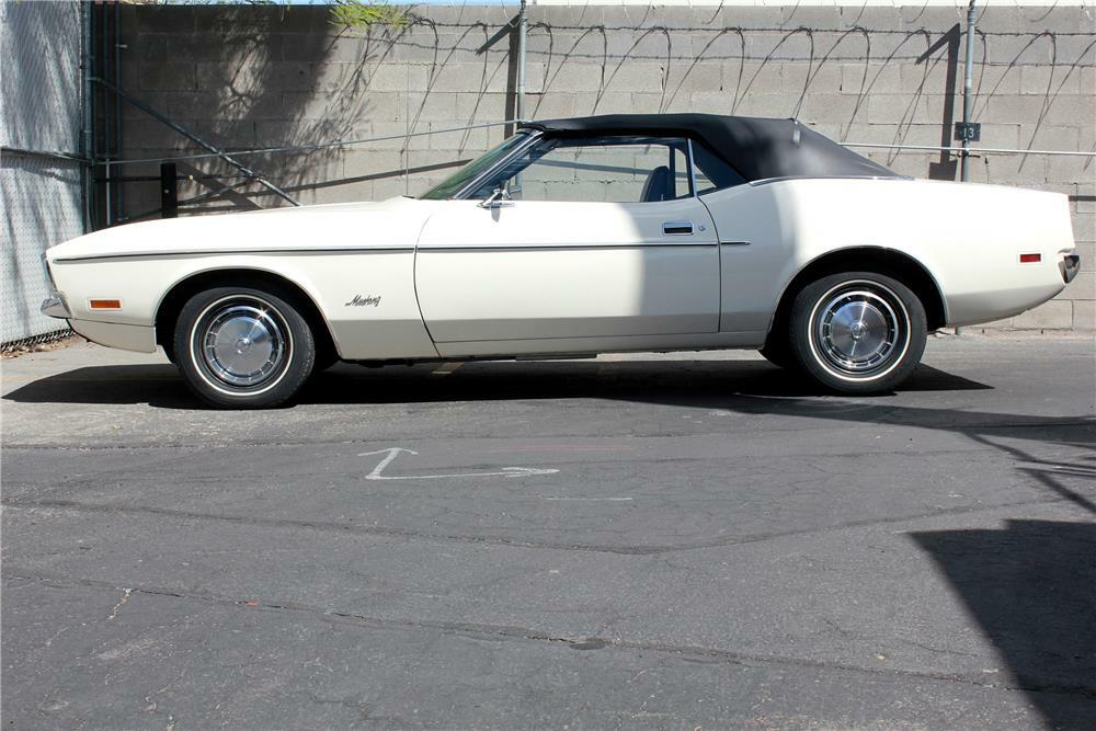 1971 FORD MUSTANG CONVERTIBLE - Side Profile - 188038