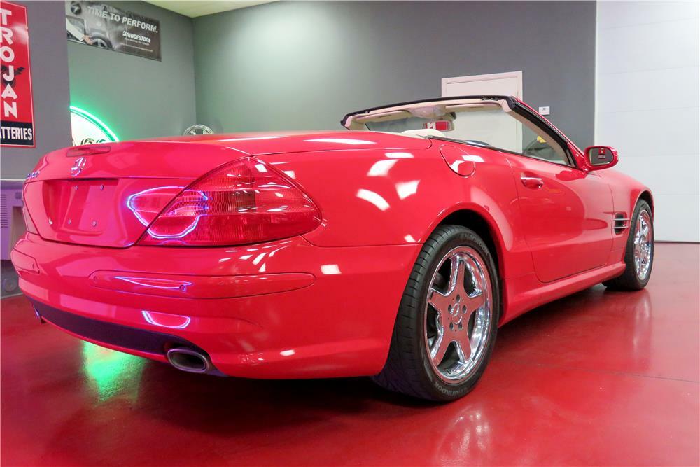 2003 MERCEDES-BENZ SL500 CONVERTIBLE - Rear 3/4 - 188072