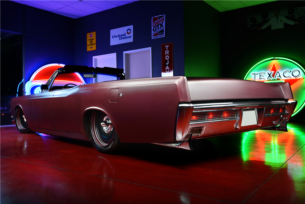 1966 LINCOLN CONTINENTAL CUSTOM 4 DOOR CONVERTIBLE - Rear 3/4 - 188074