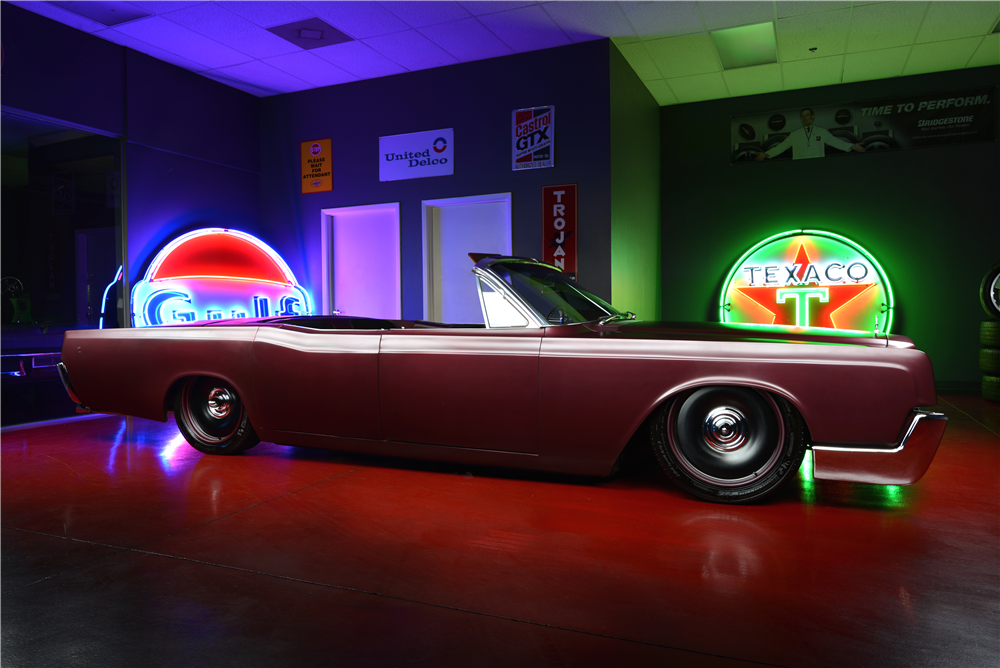 1966 LINCOLN CONTINENTAL CUSTOM 4 DOOR CONVERTIBLE - Side Profile - 188074